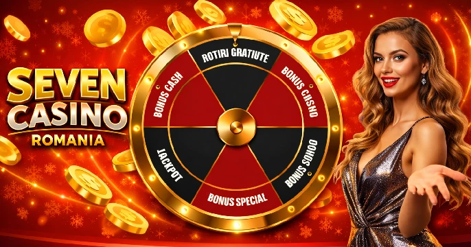 Banner Seven Casino cu bonus de bun venit până la 4000 LEI și 327 rotiri gratuite plus metode de plată populare în România